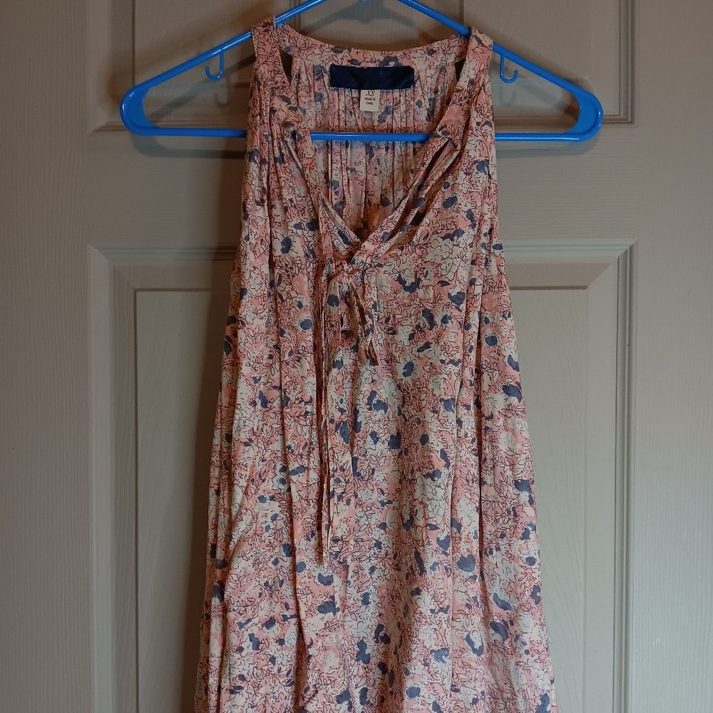Blue Rain Women's Sleeveless Tunic Swing Tank - Pink Floral - Size Xtra Small